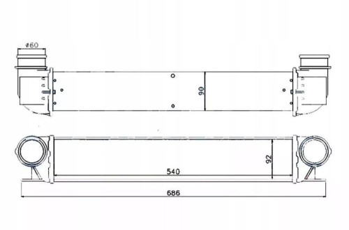 BMW 5 E39. 09.2000 - 06.03 INTERCOOLER