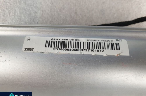 PODUSZKA AIRBAG PASAŻERA W251 R-KLASA A2518600805