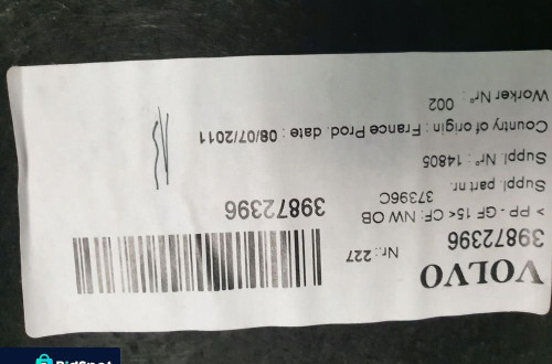PODŁOGA WYKŁADZINA BAGAŻNIKA VOLVO C30 39872396