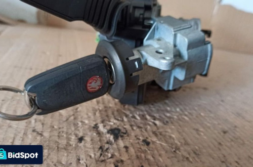 #PRZEŁĄCZNIK ZESPOLONY PAJĄK ze STACYJKĄ i KLUCZYKIEM OPEL ASTRA H   nr 13313709