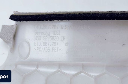 OSŁONA SŁUPKA LEWY TYŁ AUDI A5 COUPE 8T0867287A