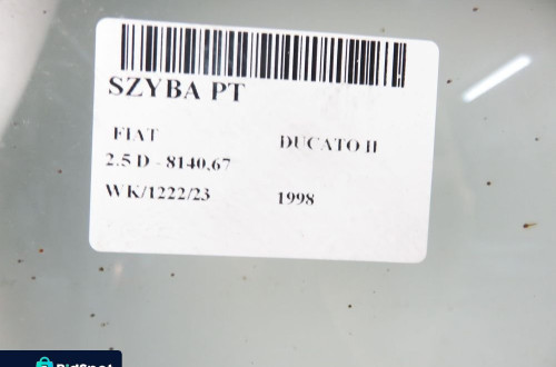 SZYBA PRAWA TYLNA FIAT DUCATO II PLATFORMA