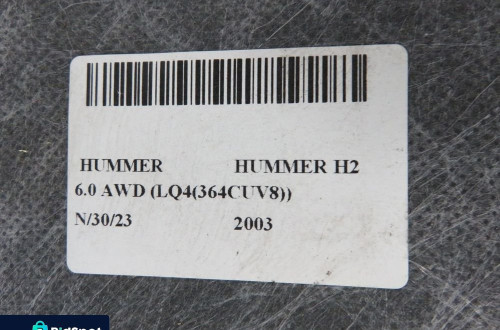 WYKŁADZINA PODŁOGI HUMMER H2