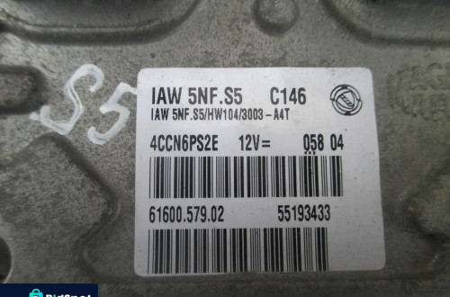 Sterownik komputer FIAT PANDA IAW5NF.S5 55193433