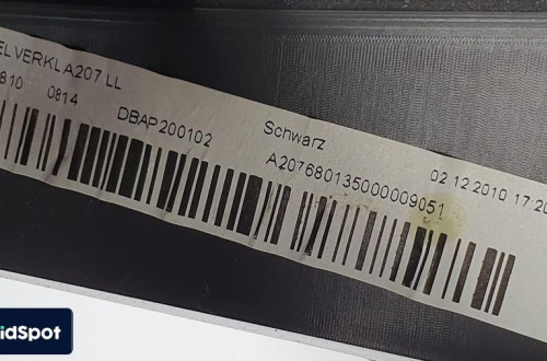 TUNEL ŚRODKOWY PODŁOKIETNIK MERCEDES W207 EUROPA