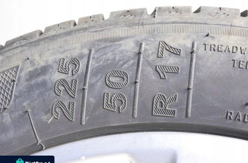 KOŁA FELGI OPONY 225/50/R17 DOT 0420 3mm LATO PEUGEOT 607 9657262180