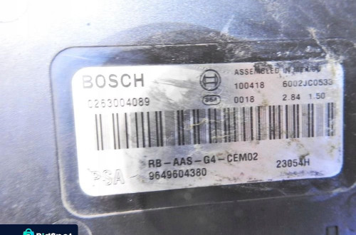 MODUŁ STEROWNIK PDC PEUGEOT 607 LIFT 9649604380 0263004089