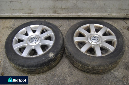 KOŁA FELGI ALUMINIOWE 1K0601025R 5X112 ET50 6.5J 205/55R16 VW GOLF V JETTA