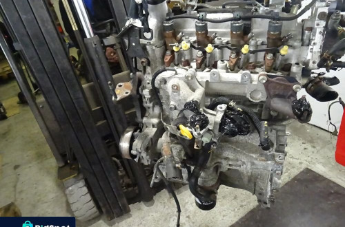 TOYOTA AURIS 06-09 1.4 D4D 1ND-E52CA SILNIK SŁUPEK WTRYSKI ODPALONY SPRAWNY