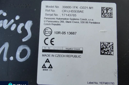 MODUŁ ANTENOWY ANTENY 39800-TFK-G021-M1 HONDA CIVIC X 10 F-VAT