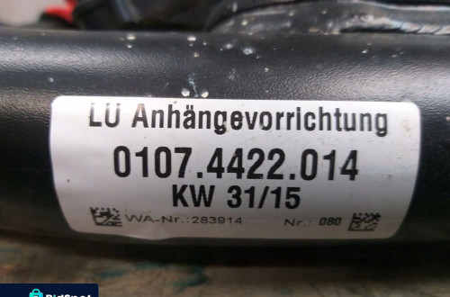 HAK HOLOWNICZY MERCEDES C KLASA W205