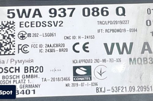 MODUŁ KOMFORTU VW SEAT SKODA AUDI 5WA937086Q