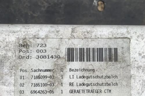 PAŁAKI ZAGLOWKI AIR BAG BMW E93 M3 CABRIO