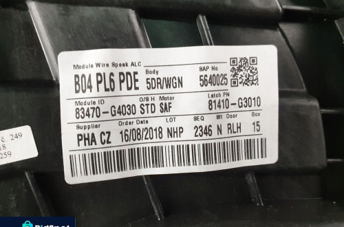 I30 III MECHANIZM PODNOSZENIA SZYBY LEWY TYŁ