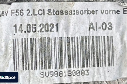 ABSORBER ZDERZAKA PRZÓD MINI F56 LIFT 21- 9881800