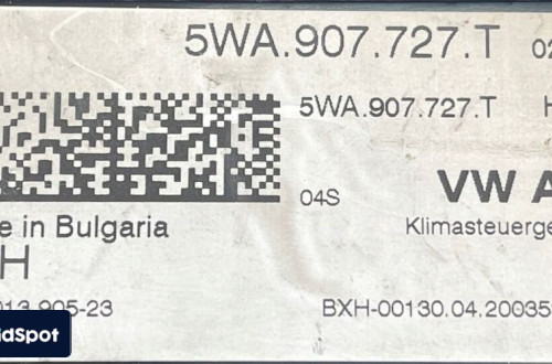 VW GOLF VIII STEROWNIK KLIMATYZACJI 5WA907727T