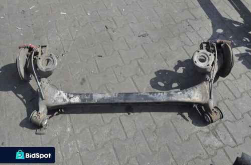 SKODA FABIA II ZAWIESZENIE BELKA TYŁ TYLNE TARCZE