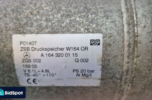 zbiornik powietrza mercedes ml w164 1643200115