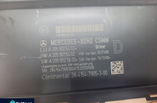 MERCEDES W205 MODUŁ FOTELA STEROWNIK A2059006402