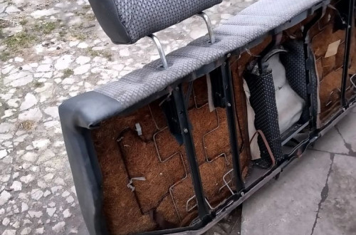mercedes w123 123 beczka kanapa oparcie tyl tylnie tylne siedzenie