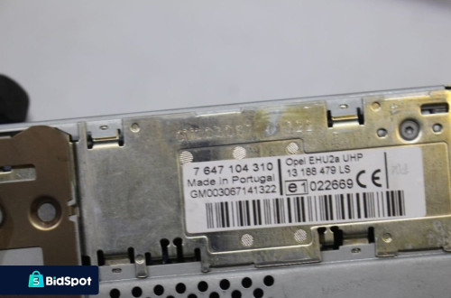 RADIO Z WYŚWIETLACZEM OPEL VECTRA C Security Code PIN