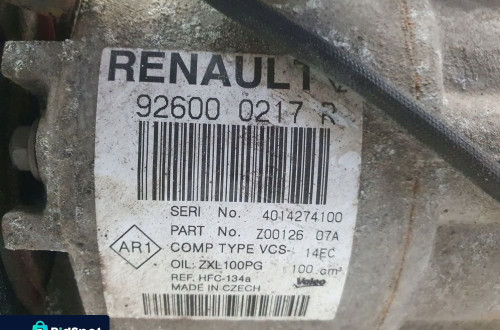 Renault Clio IV 0.9 TCe SPRĘŻARKA KLIMATYZACJI pompa 926000217R