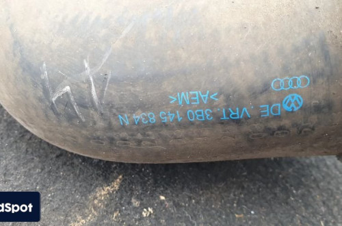 vw pasast b5 skoda rura waz przewód intercoolera 3b0145834n