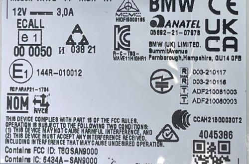 BMW MODUŁ STEROWNIK TELEMATIC 5A5A7C4