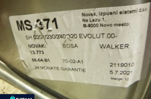 tłumik nowy vegaz mercedes c klasa w204 1,8 2,6 3,2