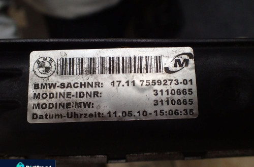 CHŁODNICA WODY BMW E90 III 3 1.6 BENZYNA 3110665