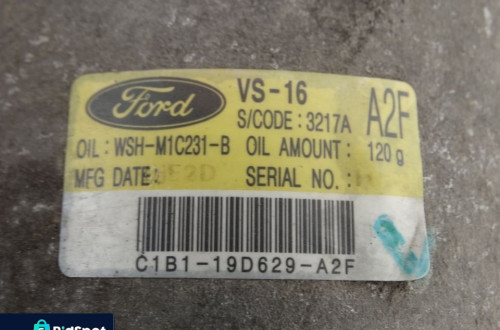 SPRĘŻARKA KOMPRESOR KLIMATYZACJI 1.0 ECOBOOST FIESTA MK7 C1B1-19D629-A2F F-VAT