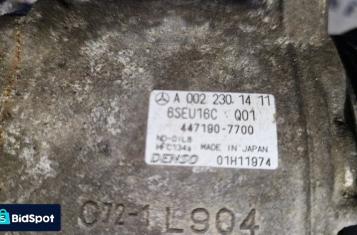 MERCEDES A KLASA W169 B KLASA W245 2.0 DCI SPRĘŻARKA KLIMATYZACJI A0022301411