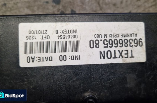 FIAT PEUGEOT MODUŁ STEROWNIK 9638666580