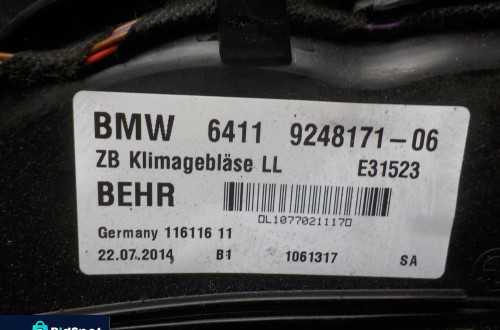 BMW 5 F10 JEDNOSTKA DMUCHAWY 9248171
