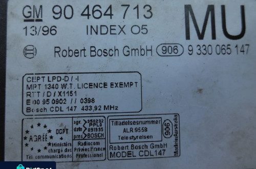 MODUŁ KOMFORTU OPEL  VECTRA B 90464713