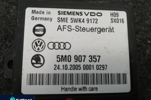 VW SEAT SKODA STEROWNIK ŚWIATEŁ AFS 5M0907357