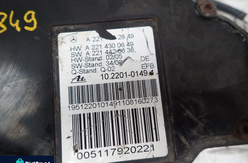 MECHANIZM HAMULCA RĘCZNEGO RĘCZNY W221 A2214302249