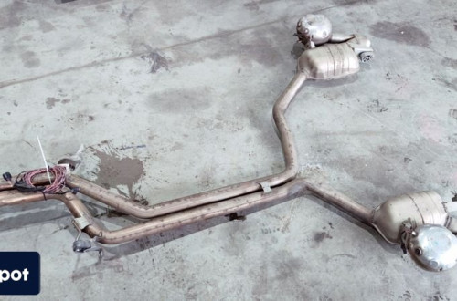 TŁUMIK WYDECH AKTYWNY AUDI A6 C7 A7 LIFT 3.0 TDI 4G0253612N 4G0253611N