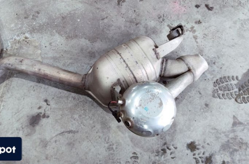 TŁUMIK WYDECH AKTYWNY AUDI A6 C7 A7 LIFT 3.0 TDI 4G0253612N 4G0253611N