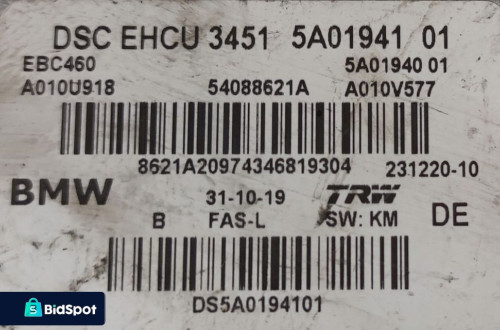 BMW STEROWNIK POMPY ABS 5A01941 5A01940