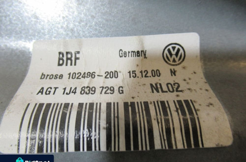 ELE MECHANIZM SZYBY LEWY TYLNY VOLKSWAGEN GOLF 4 IV