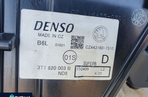 Skoda Superb II NAGRZEWNICA DMUCHAWA nawiewu europ