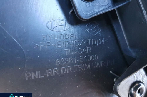 Hyundai Santa Fe IV TYLNY BOCZEK DRZWI PRAWY TYŁ