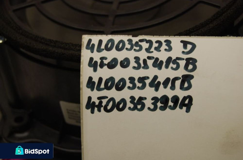 WZMACNIACZ ZESTAW GŁOŚNIKÓW BOSE 4L0035223D AUDI Q7 2008R. 4L0035415B