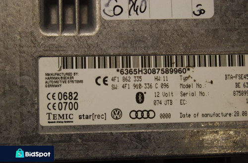 MODUŁ STEROWNIK BLUETOOTH 4F1910336C AUDI Q7 A6 C6 A5 A4