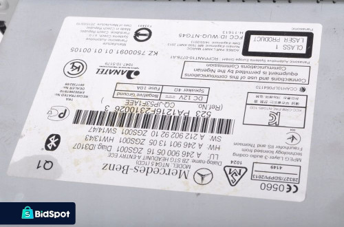 MERCEDES W176 RADIO NAWIGACJA A2469000516
