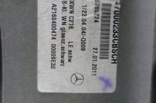 Mercedes C216 W216 TYLNY SCHOWEK tunel TYŁ oryg