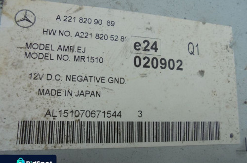 WZMACNIACZ AUDIO MERCEDES S-KLASA W221 A2218209089 F-VAT