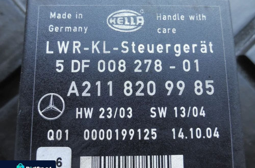MERCEDES W211 E KLASA MODUŁ ŚWIATEŁ A2118209985 + WTYCZKA INSTALACJA