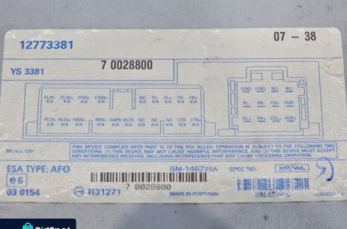 WZMACNIACZ AUDIO SAAB 9-3 II 12773381